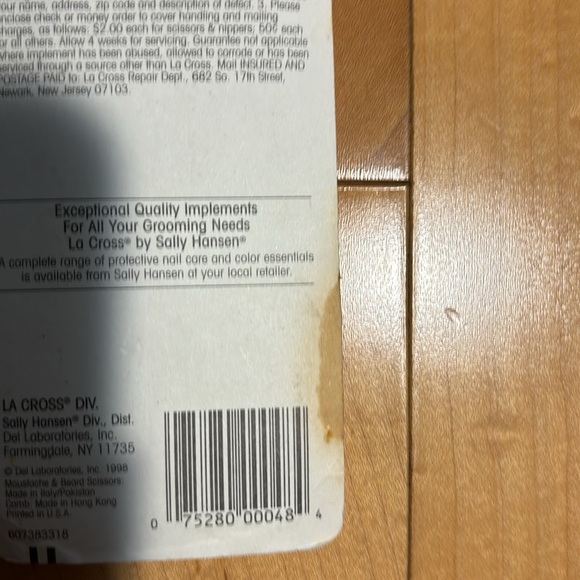 LA CROSS Moustache & Beard Groomers, Scissors & Comb - Picture 6 of 6